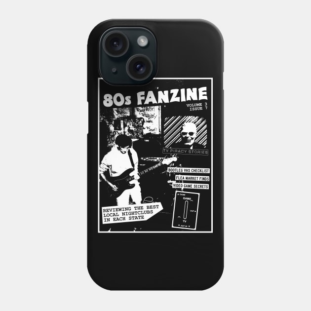 80s Fanzine Phone Case by GloopTrekker