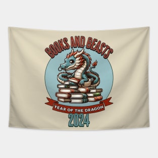 Books And Beasts - Year of the dragon - 2024 Tapestry