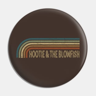 Hootie & The Blowfish Retro Stripes Pin