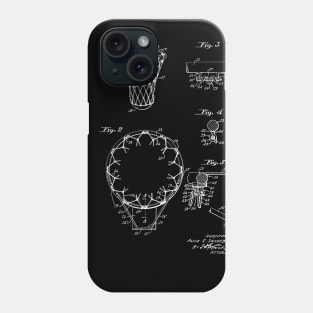 Basketball Goal Vintage Patent Drawing Phone Case