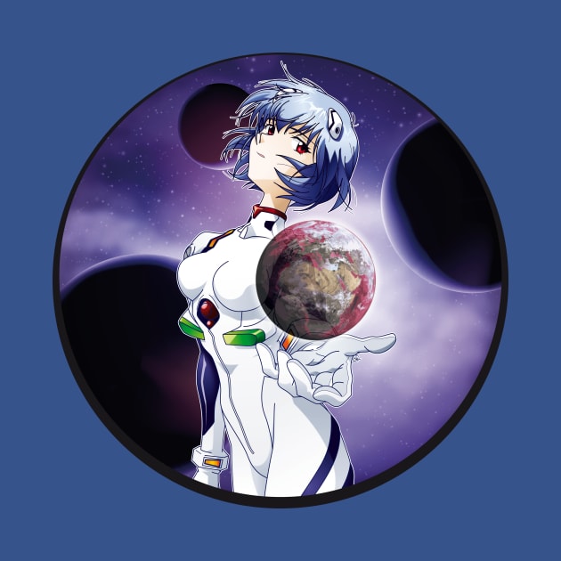 Ayanami Rei - The Red Sea edit. by YueGraphicDesign