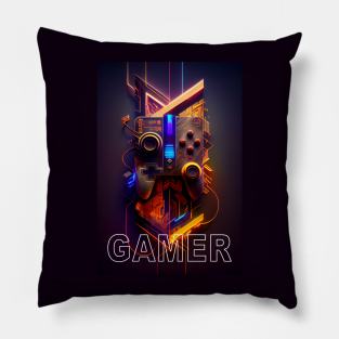 Abstract Gamer Design Pillow