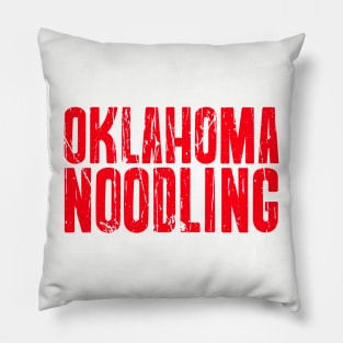 OKLAHOMA NOODLING Pillow