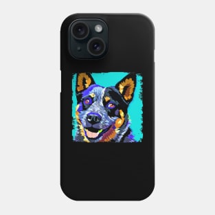 Australian Cattle Dog Pop Art - Dog Lover Gifts Phone Case