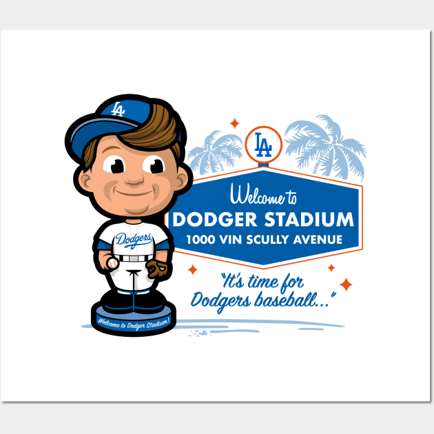 Los Angeles Dodgers Art Dodger Stadium Art Print LA Dodgers 