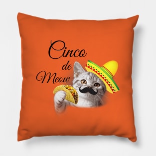 Cinco de Meow Pillow