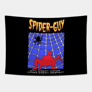 Spider Guy Meme Knock Off Comic Super Hero Parody Off Brand MCU Dumb Mug Shirt Sticker Pin Tapestry Tapestry