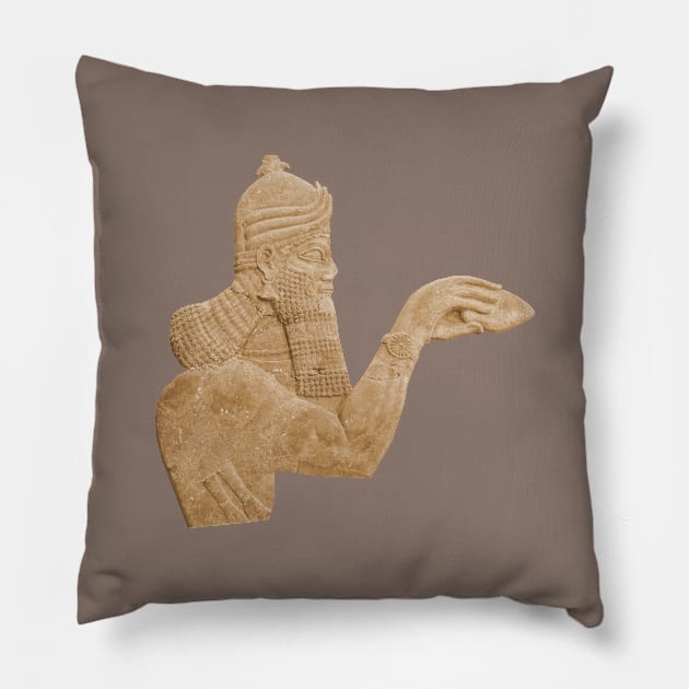 Sumerian Anunnaki Pillow by Historia