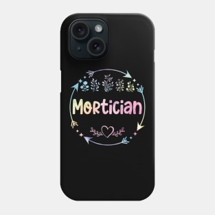 Mortician cute floral watercolor Phone Case