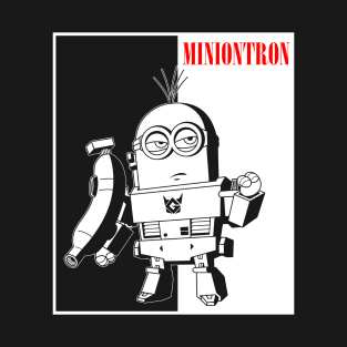 Funny Cute Robot Villain Parody Toy Box Design Parody T-Shirt