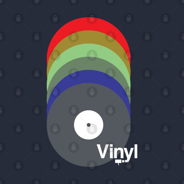 Vinyl Rainbow by modernistdesign