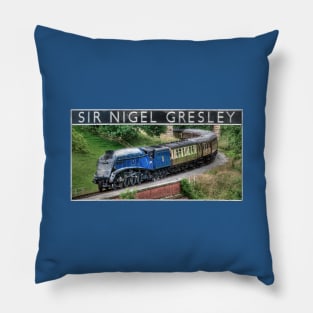 LNER Sir Nigel Gresley and Nameplate Pillow