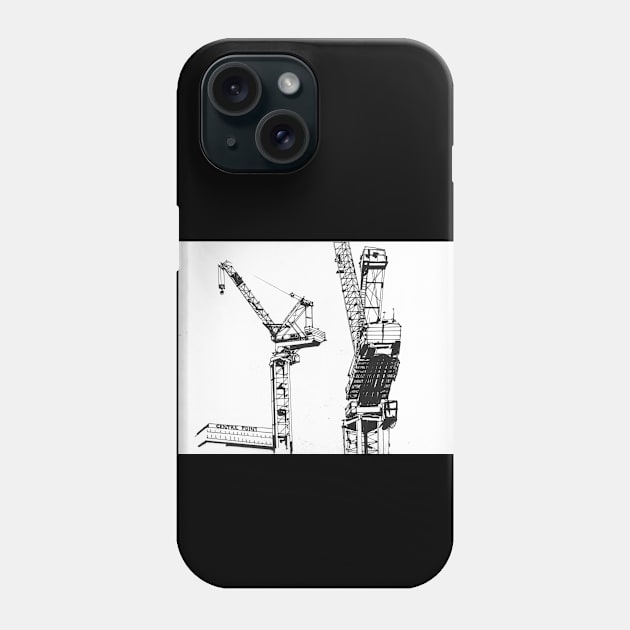 The tower crane Phone Case by Emi