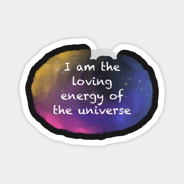 Inspirational affirmation Sticker Magnet by ColorsHappiness