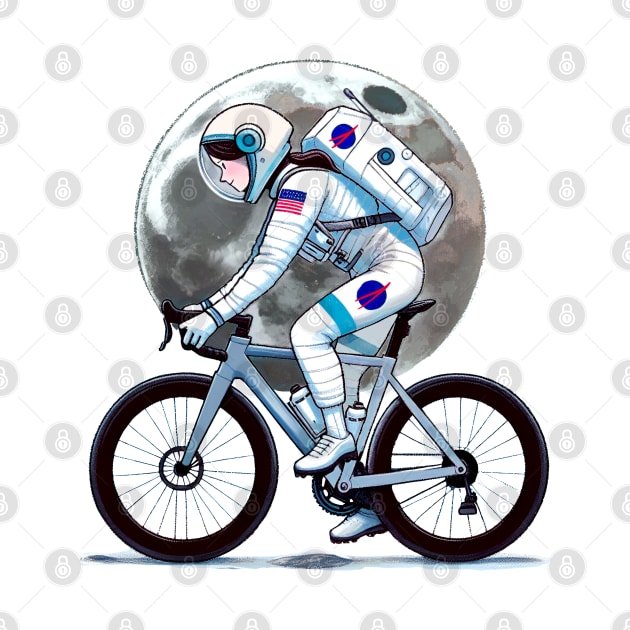 cycling to the moon by rsclvisual