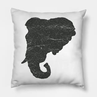 Elephant Head Pillow