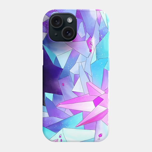 Crystal Cavern Phone Case by Oz & Bell