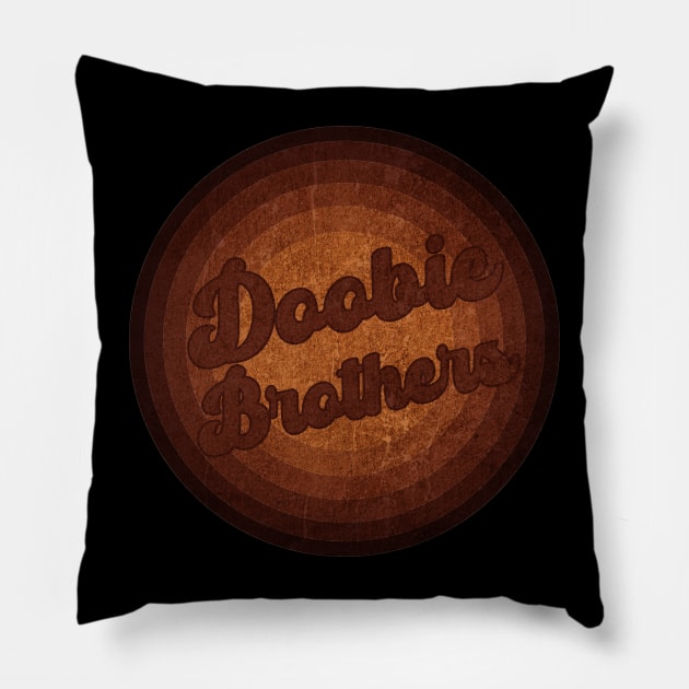 Doobie Brothers - Vintage Style Pillow by Posh Men