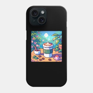 Coffee Brunch Cafe Vintage Since Established Retro Phone Case