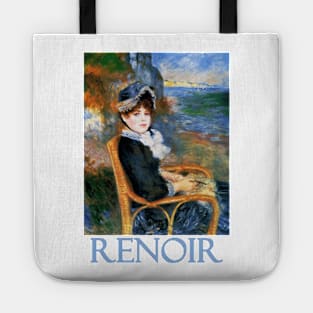 By the Seashore by Pierre-Auguste Renoir Tote