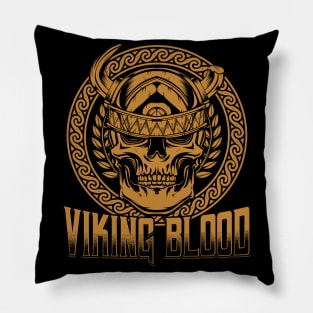 Vikings - Norse Warrior Skull Viking Blood Pillow