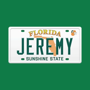 Jeremy License Plate - FL T-Shirt