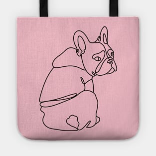 Cute Bulldog Dog Tote