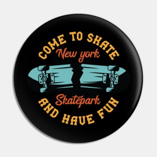 New York Skatepark Pin