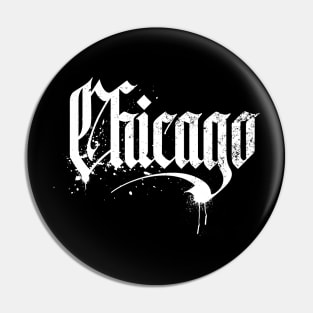 Chicago OG Style White Paint Pin