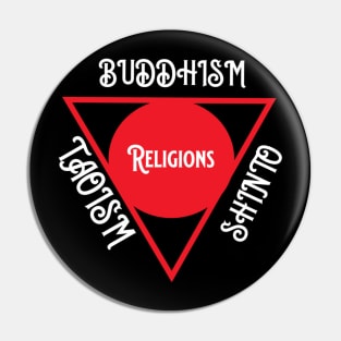 Taoism Buddhism Shinto Religions Pin