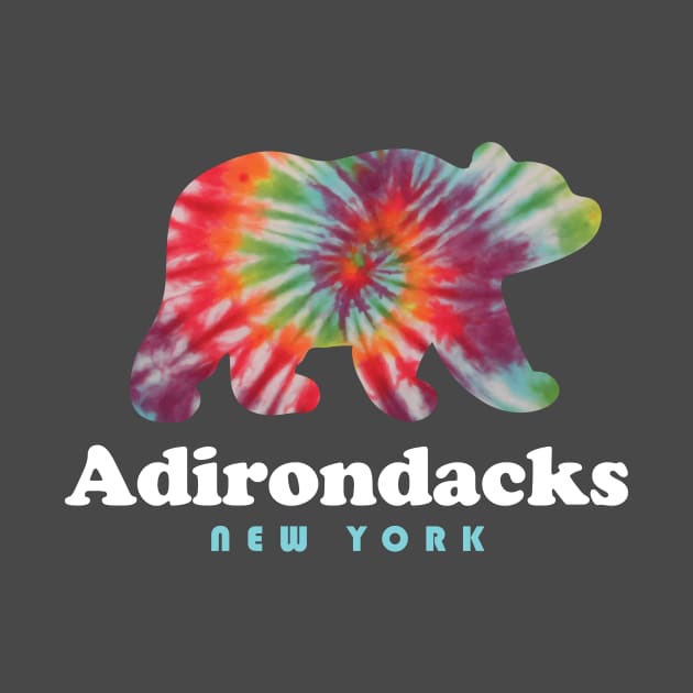 Adirondacks Tie Dye Bear Mountains Upstate by PodDesignShop