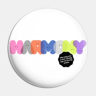 Sending Positive Vibes: Harmony Pin