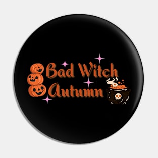 Bad Witch Autumn Pin