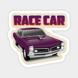 vintage race car vintage collection Magnet