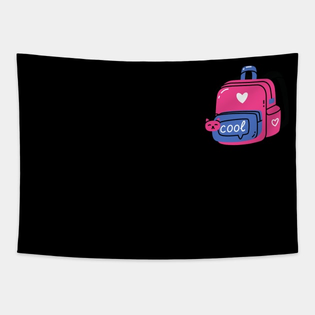 Pink Cool BackPack Tapestry by TranquilAsana