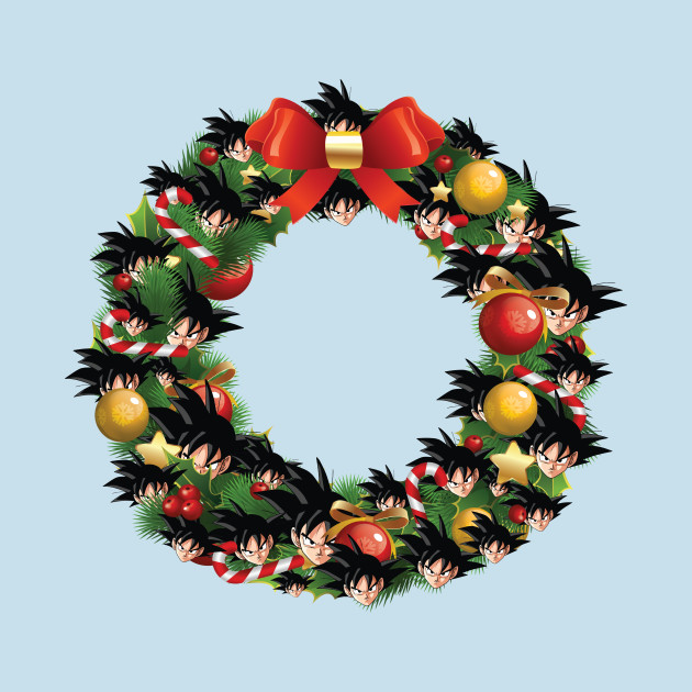 Disover Goku Dragon Ball Z Multiface Christmas Wreath - Dragon Ball Z - T-Shirt