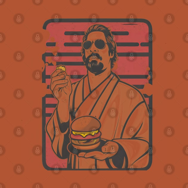 big lebowski the dude abides burger by Aldrvnd