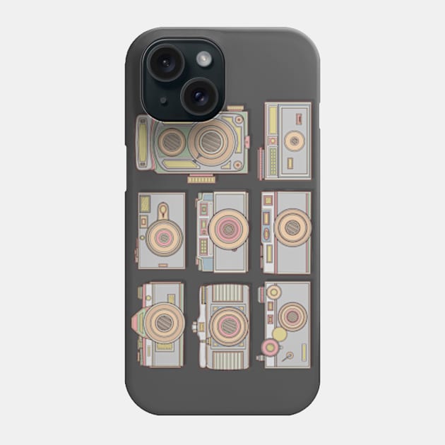 Grey Classic Camera Phone Case by milhad