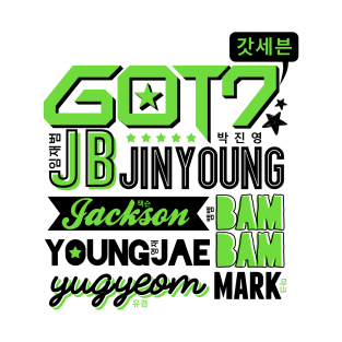 GOT7 Font Collage 2 T-Shirt