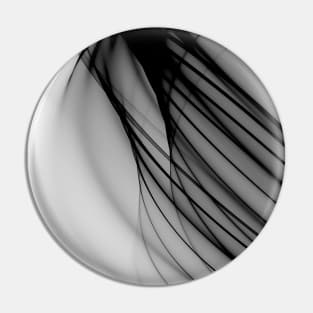 Abstract wave and curved lines illustration black and white Pin