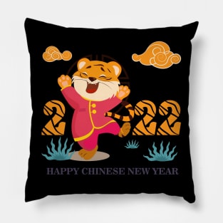 happy new year 2022 chinese Pillow