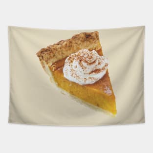 Pumpkin Pie with Whipped Cream and Nutmeg Tapestry
