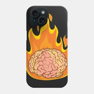 burning brain Phone Case