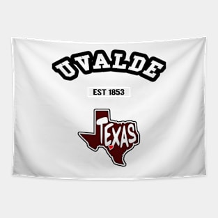 🤠 Uvalde Texas Strong, Lone Star State of Texas Map, City Pride Tapestry