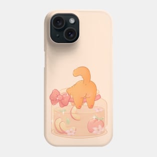 Peach Jam Cat Phone Case