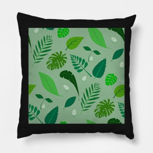 Eggels Green Leaves Pillow