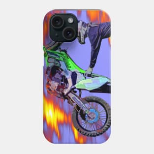 High Flying Freestyle Motocross Rider Phone Case