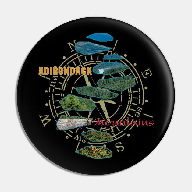 Adirondacks Pin by TeeText