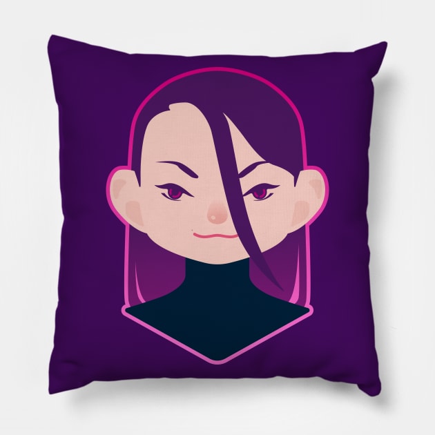 Psylocke Pillow by Snibbits