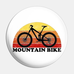 Mountain Bike Vintage Colors Pin